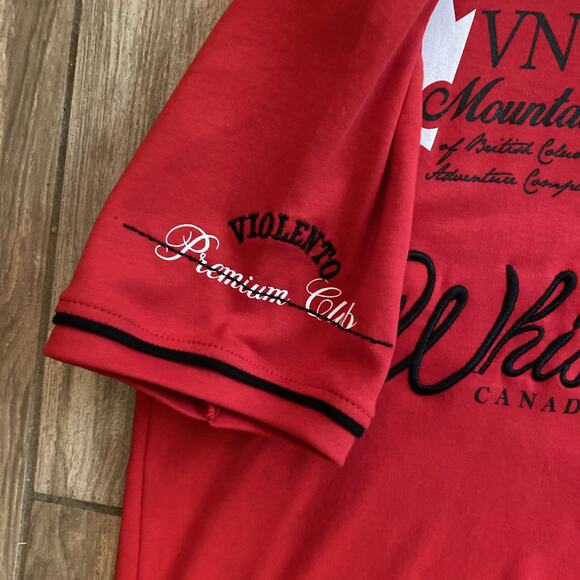 VIOLENTO Planner Premium Club Whistler Lake Canadian Pacific Ranges Shirt XL - Picture 6 of 8